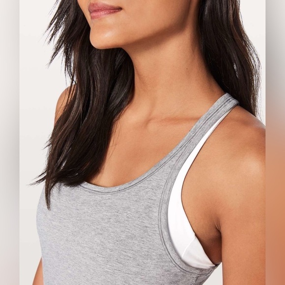 Lululemon pre-owned Refresh Maxi Dress size 6 Medium Grey excellent condition - Picture 3 of 7